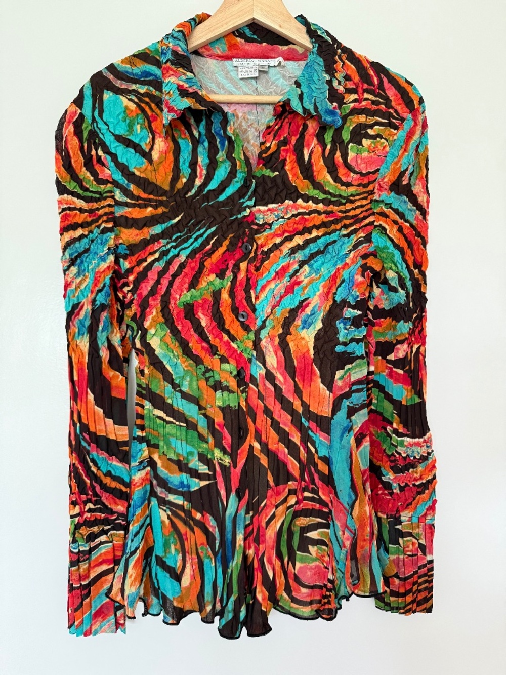 Alberto Makali Button Down Blouse M